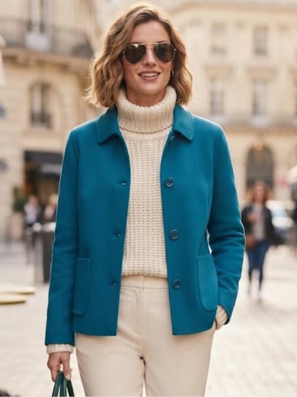 Talbots Wool Double Faced Soft Shell Blazer
